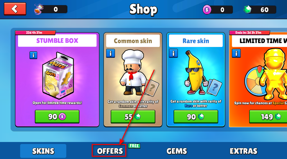 Stumble Guys (Unlocked All Skins)