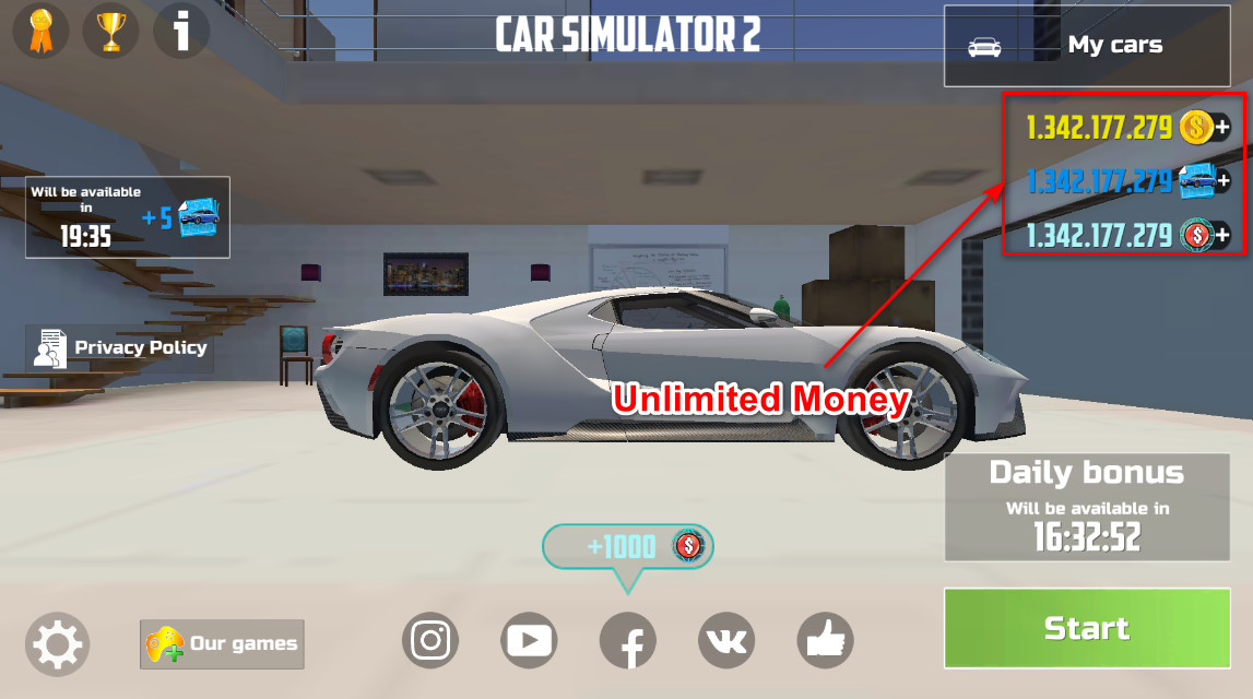 Car Simulator 2 (Unlimited Money)