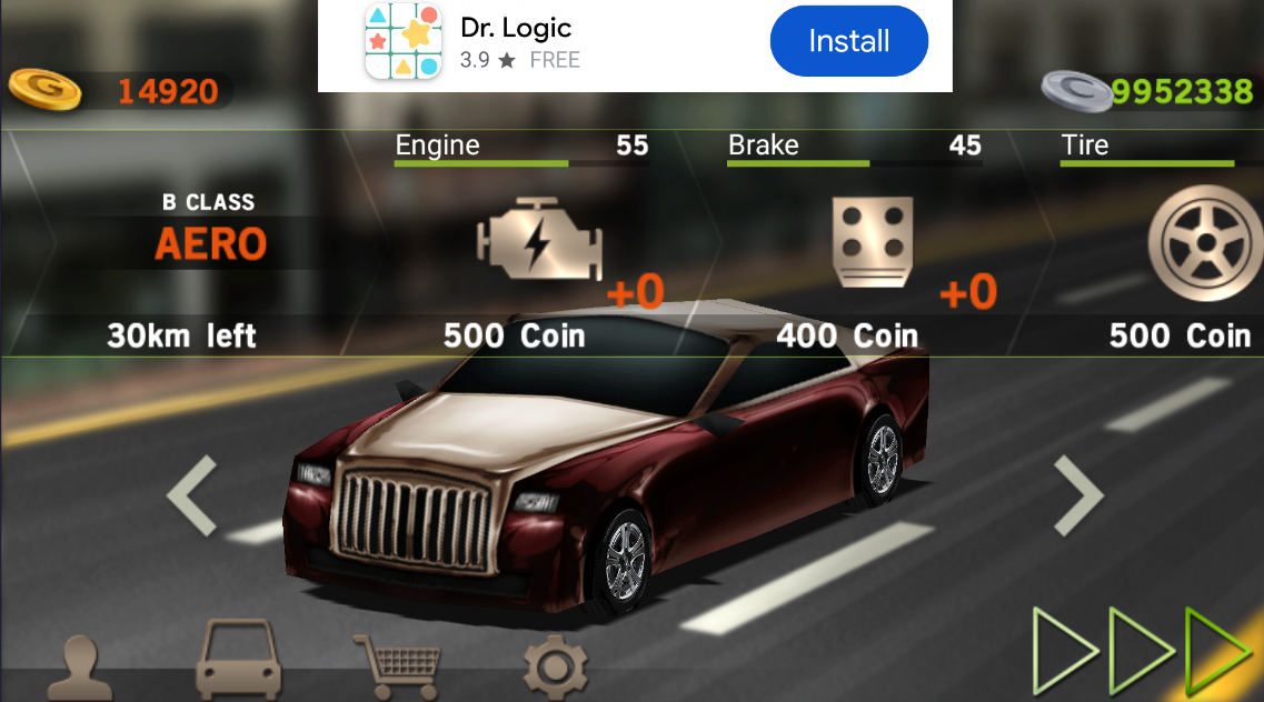 Dr. Driving (Unlimited Gold Coins)