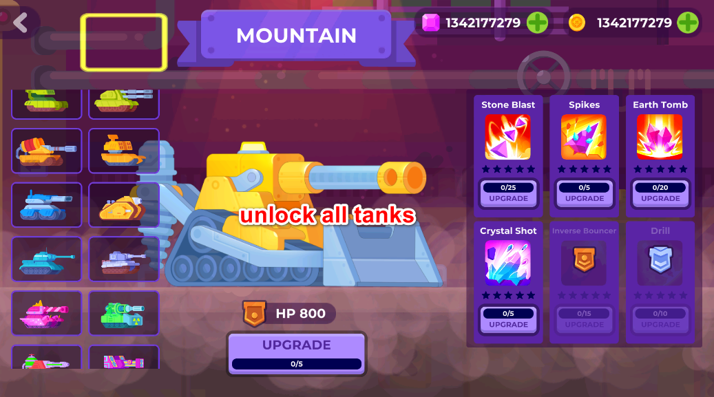 Tank Stars (Unlimited Money And Diamond)