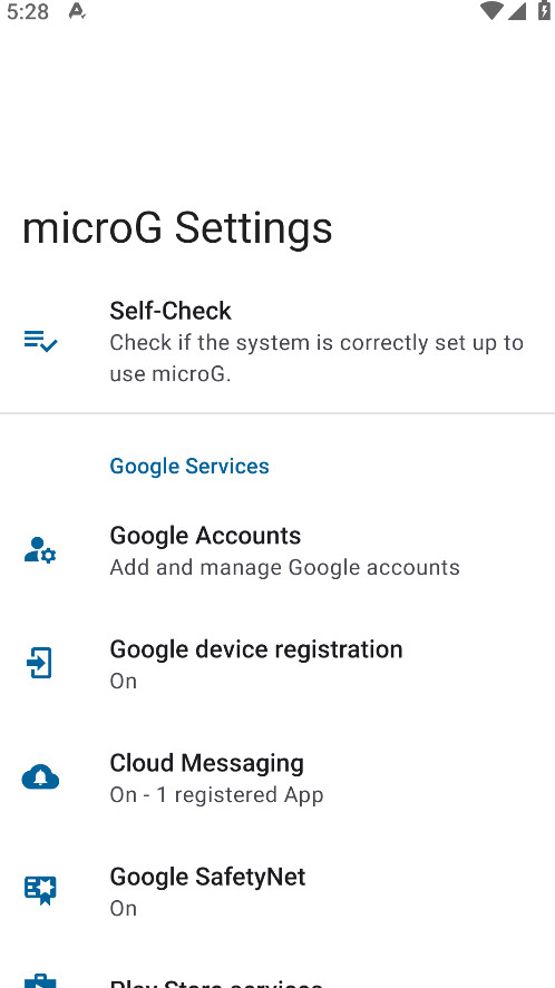 microG Services