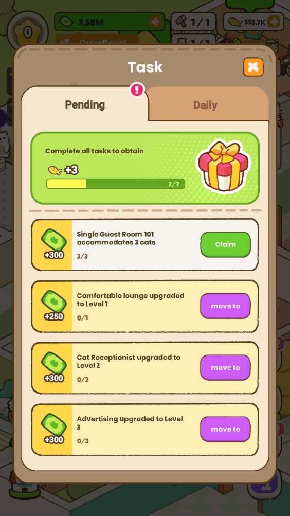 My Purrfect Cat Hotel (Unlimited Money And Gems)