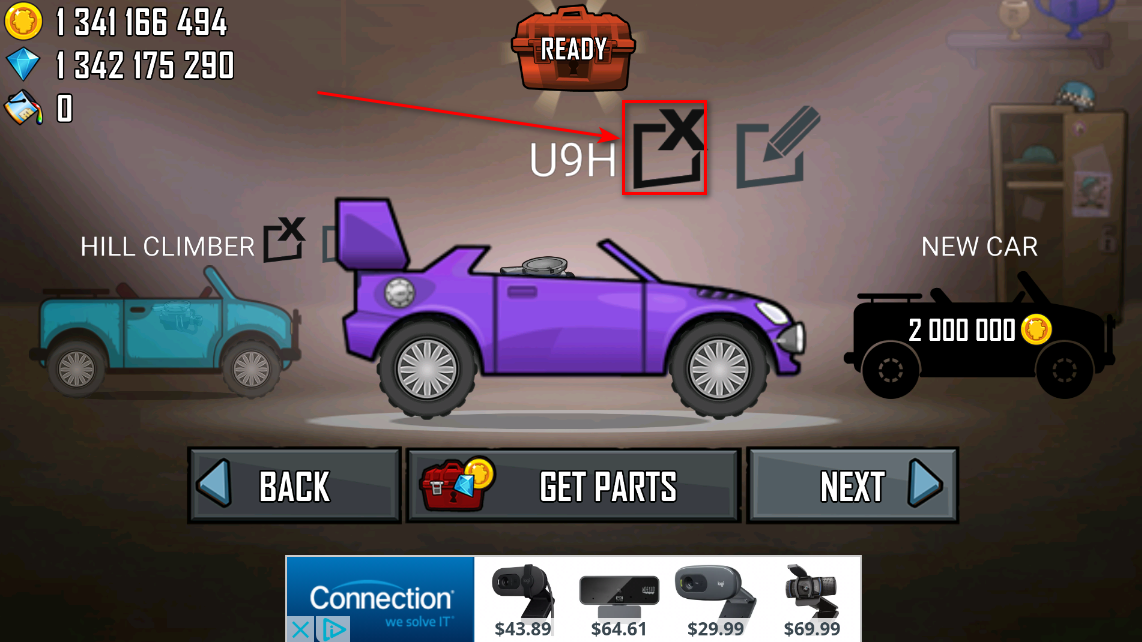 Hill Climb Racing (Unlimited Money Diamond And Fuel)