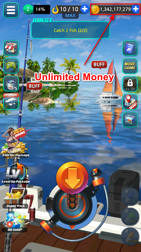 Fishing Hook (Unlimited Money)