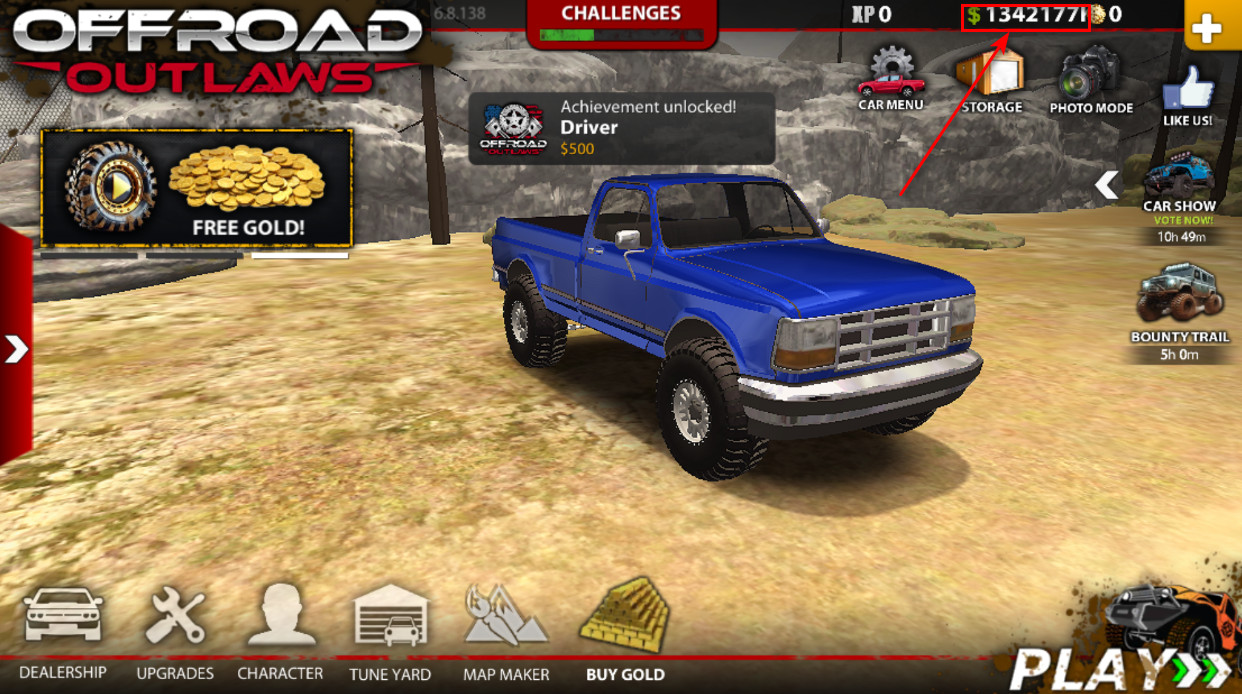 Offroad Outlaws (Unlimited Money And Gold)