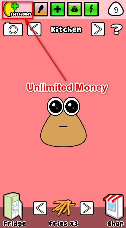 Pou (Unlimited Money)