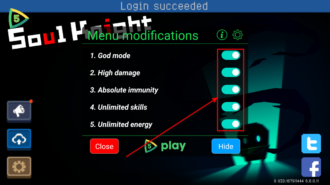 Soul Knight (Mod Menu)