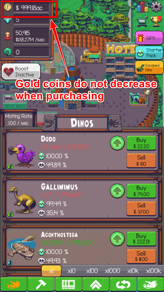 Idle Dino Zoo (Unlimited Coins)