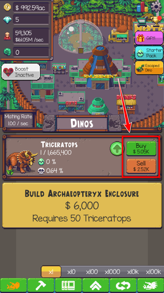 Idle Dino Zoo (Unlimited Coins)