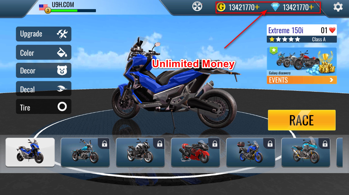 Traffic Bike Rush Driving City (Unlimited Money)