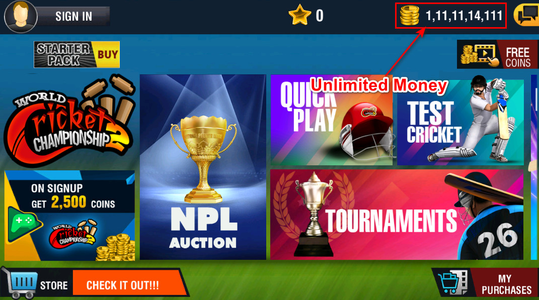 World Cricket Championship 2 (Unlimited Money)