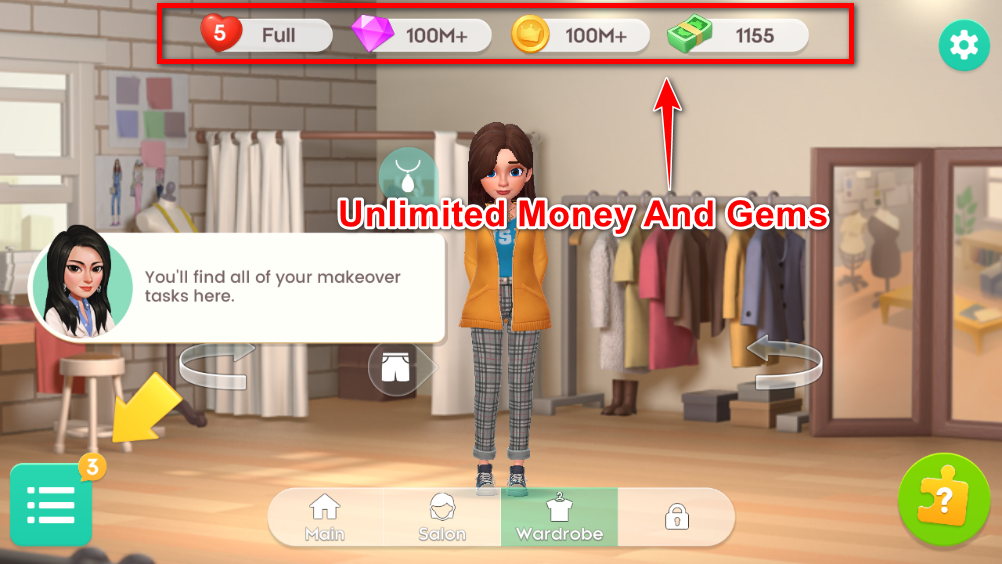 Project Makeover (Unlimited Money And Gems)