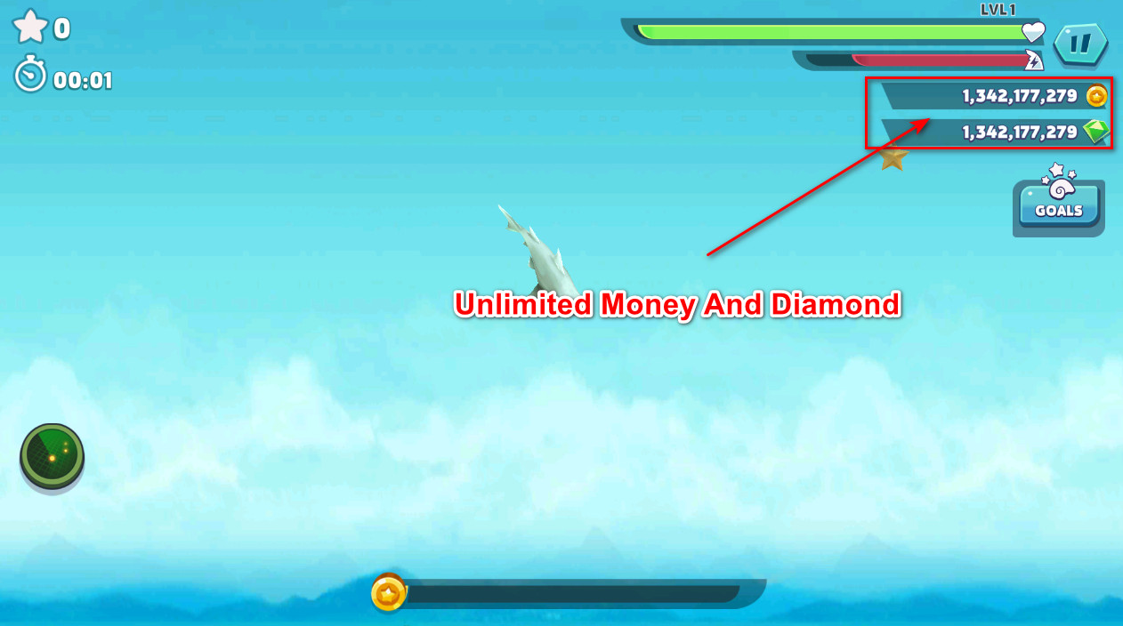 Hungry Shark Evolution (Unlimited Money And Diamond)