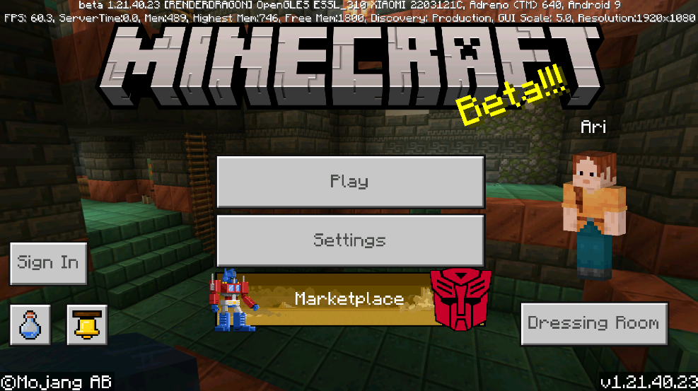 Minecraft Beta