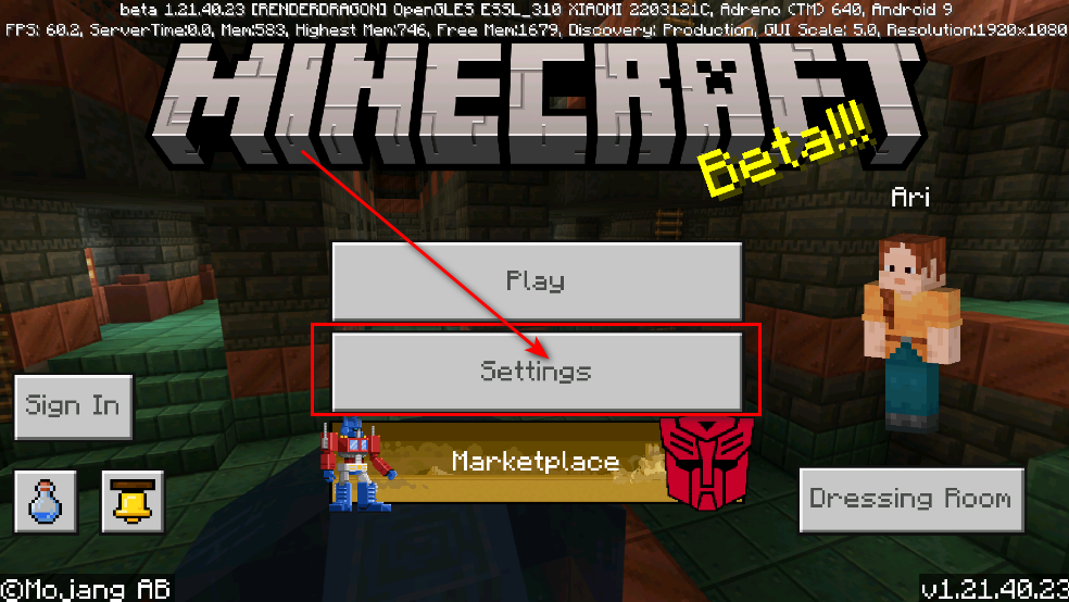 Minecraft Beta